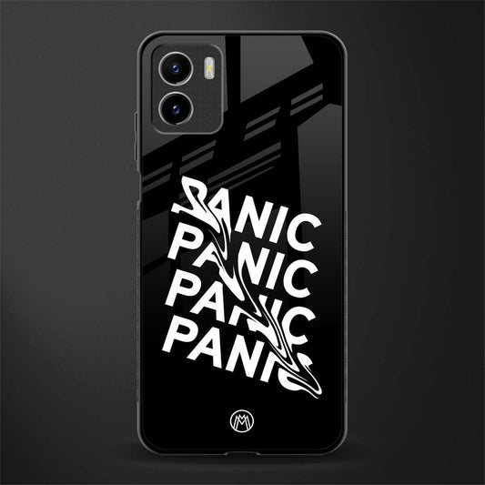 panic back phone cover | glass case for vivo y15c