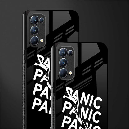 panic back phone cover | glass case for oppo reno 5