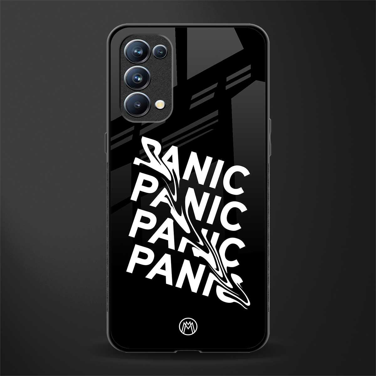 panic back phone cover | glass case for oppo reno 5