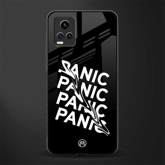 panic back phone cover | glass case for vivo v21e 4g