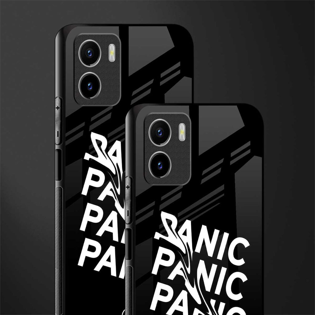 panic back phone cover | glass case for vivo y72