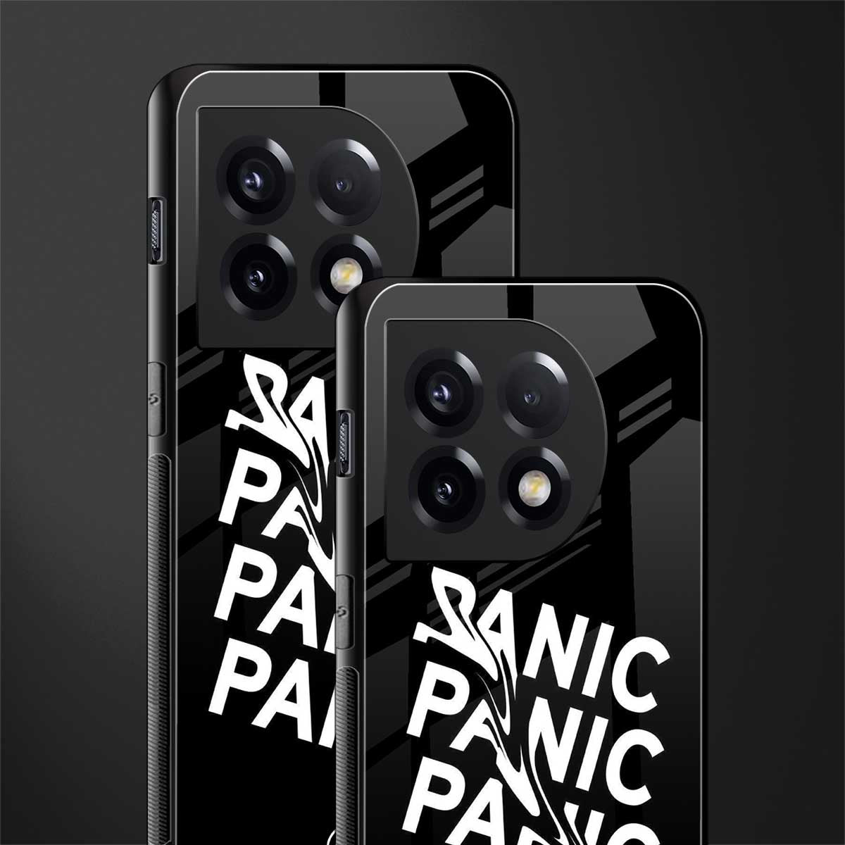 panic back phone cover | glass case for oneplus 11