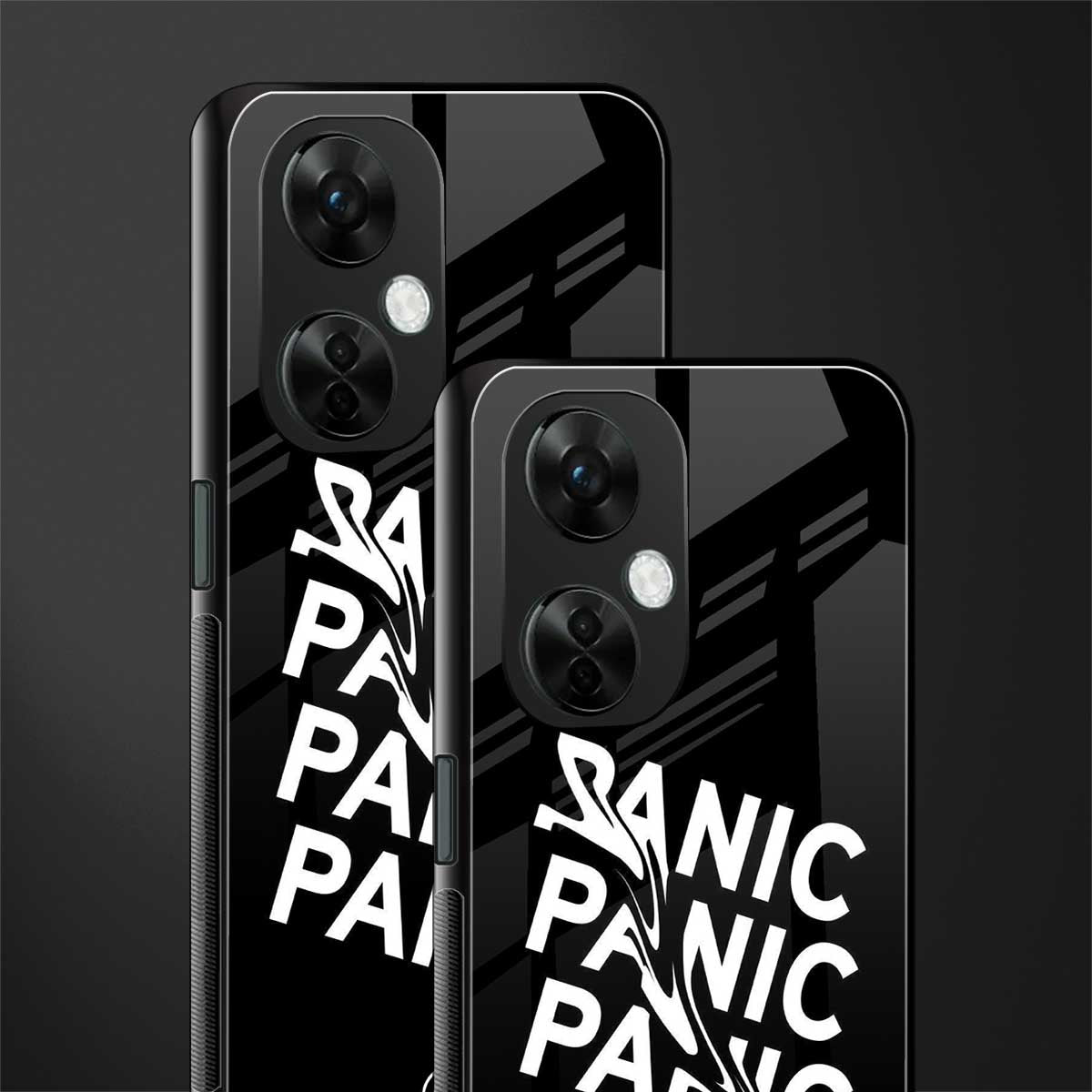 panic back phone cover | glass case for oneplus nord ce 3 lite