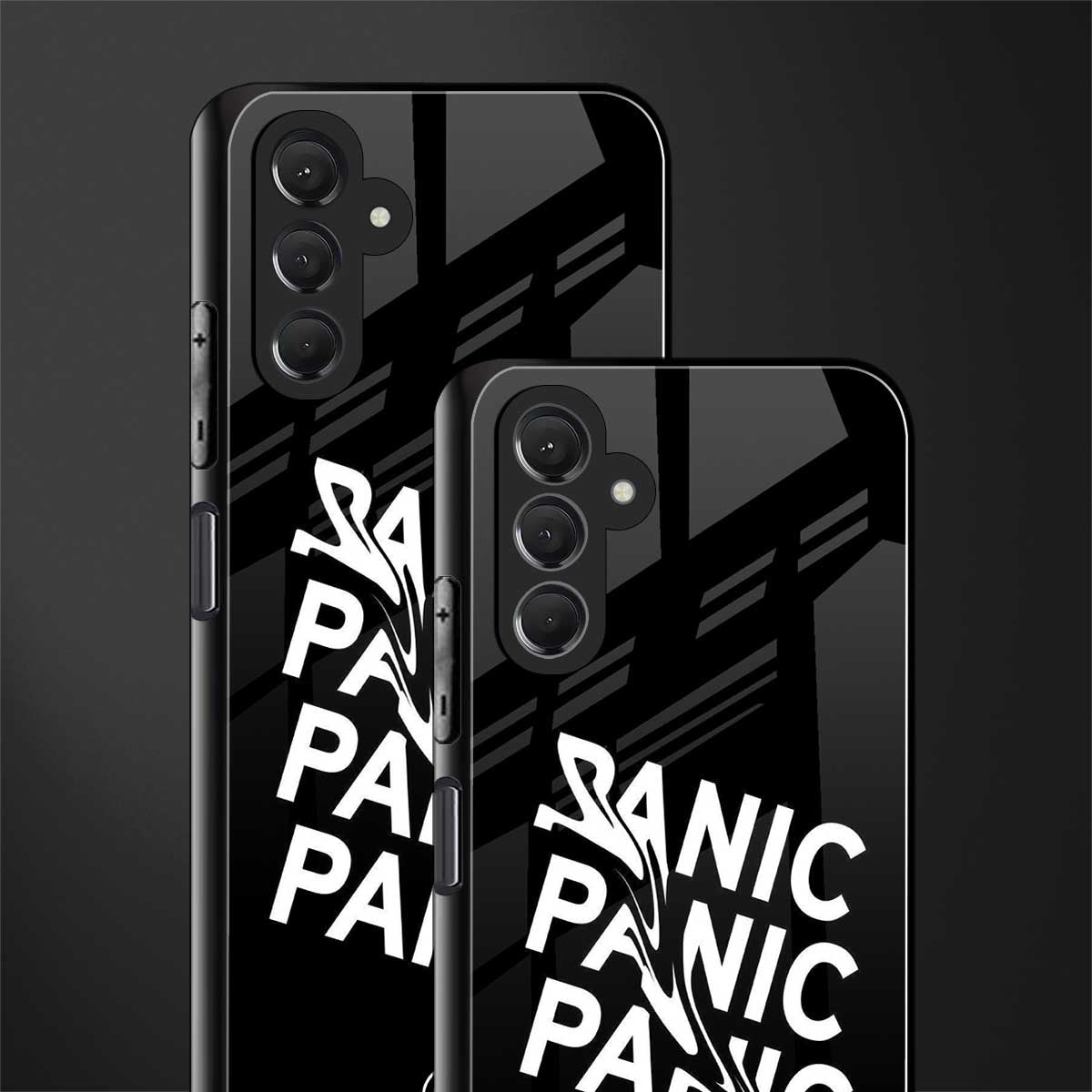 panic back phone cover | glass case for samsun galaxy a24 4g