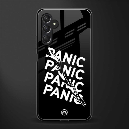 panic back phone cover | glass case for samsun galaxy a24 4g