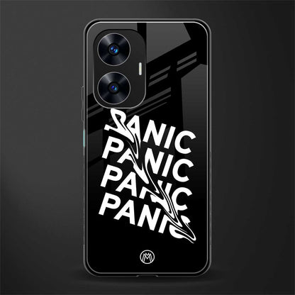 panic back phone cover | glass case for realme c55