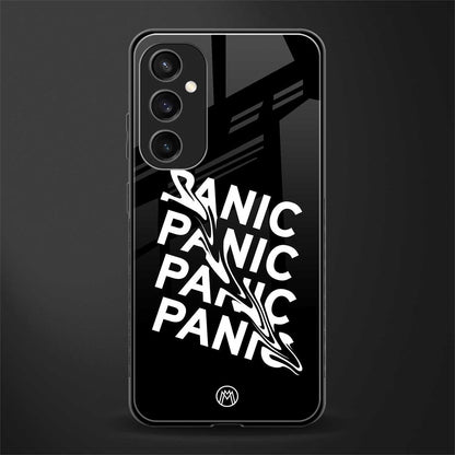 panic back phone cover | glass case for samsung galaxy s23 fe 5g