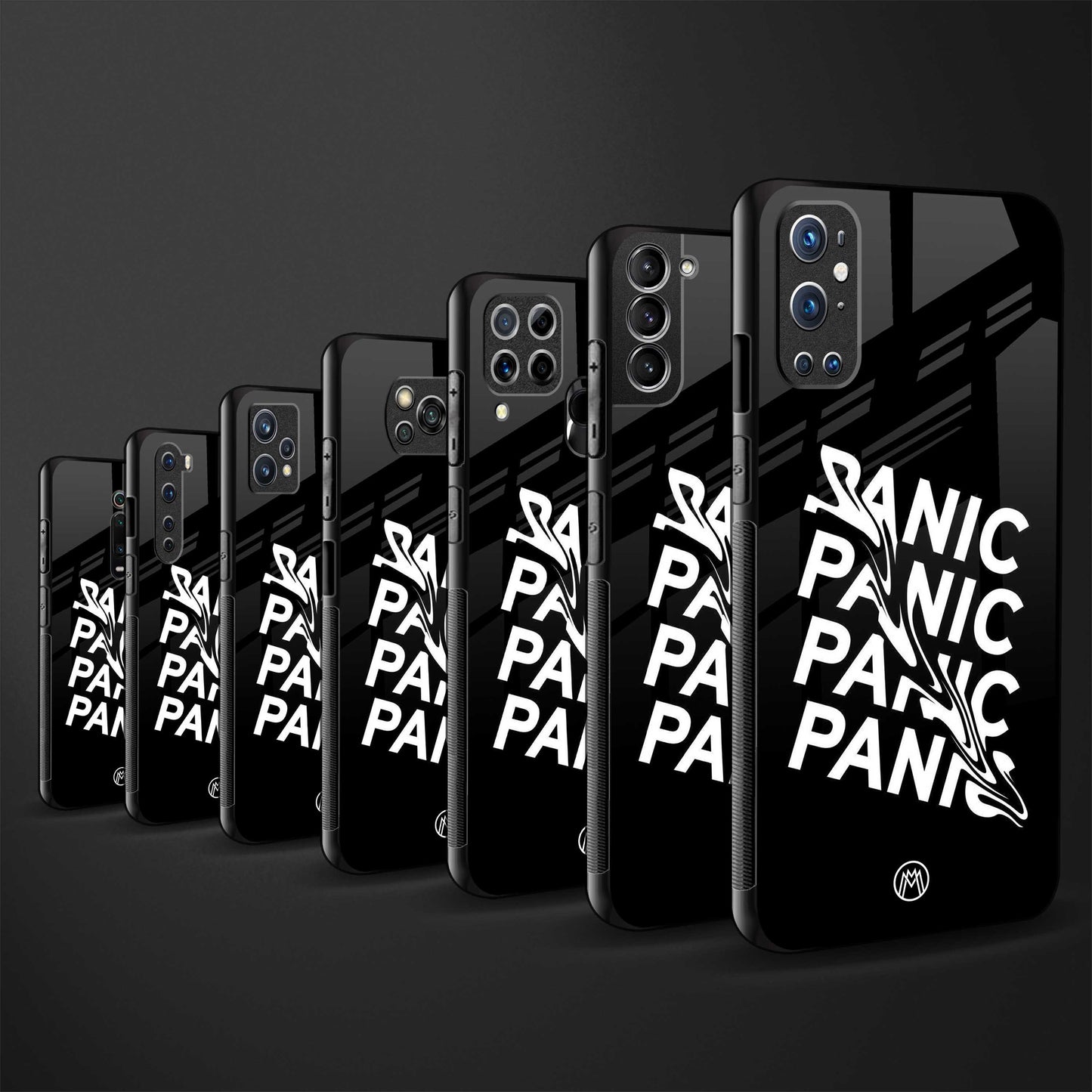 panic back phone cover | glass case for vivo y22