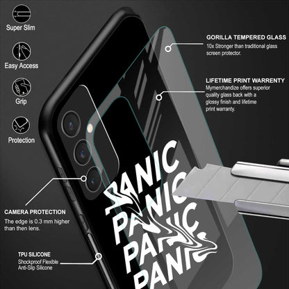 panic back phone cover | glass case for samsung galaxy s23 fe 5g