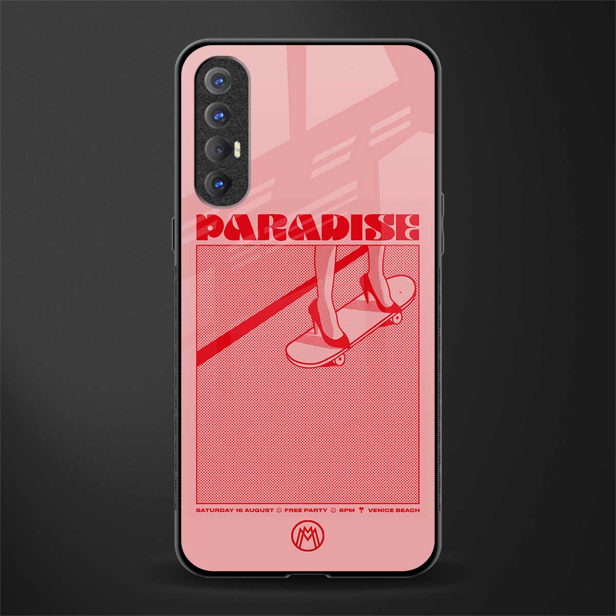 paradise glass case for oppo reno 3 pro image