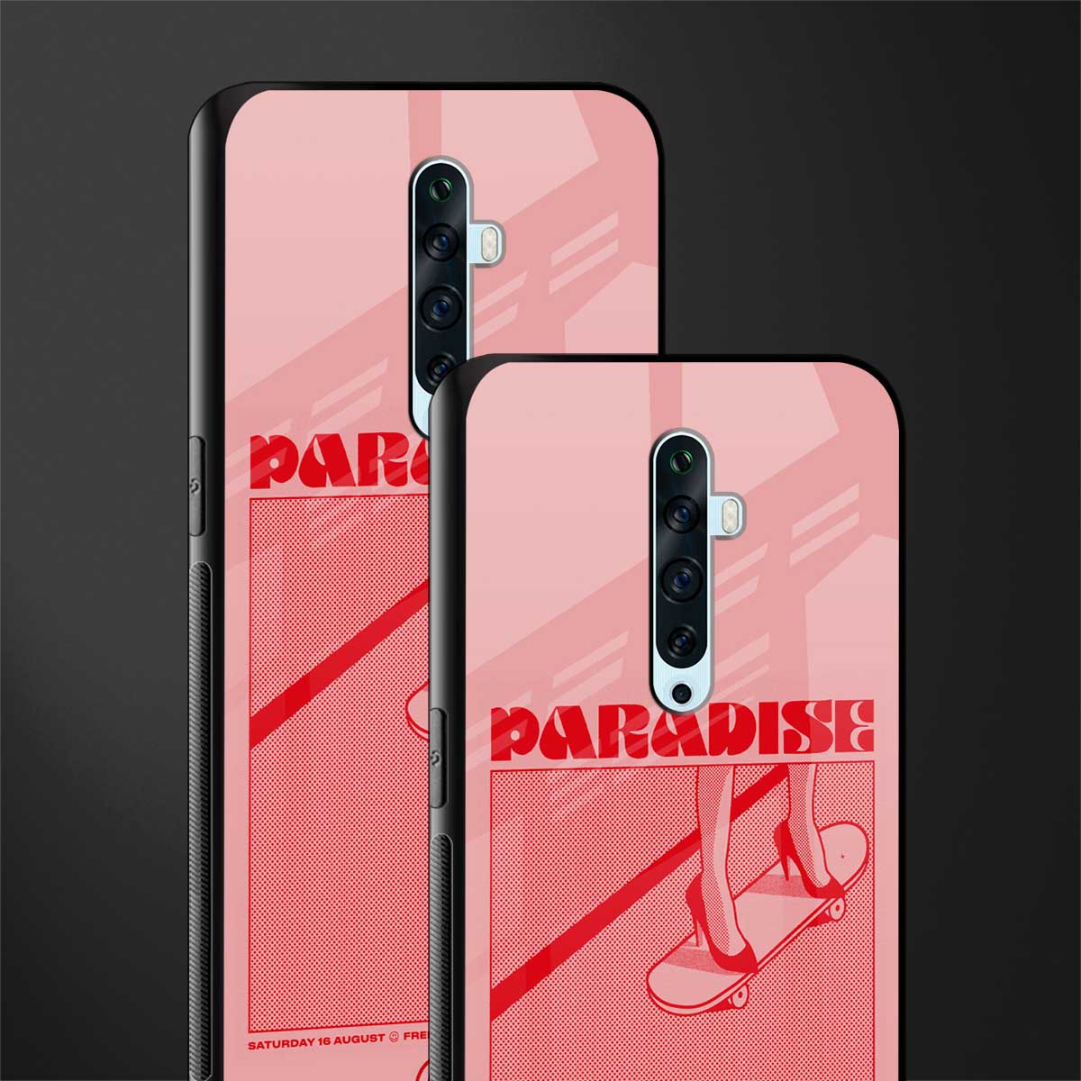 paradise glass case for oppo reno 2f image-2