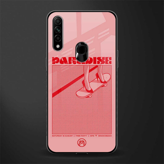 paradise glass case for oppo a31 image