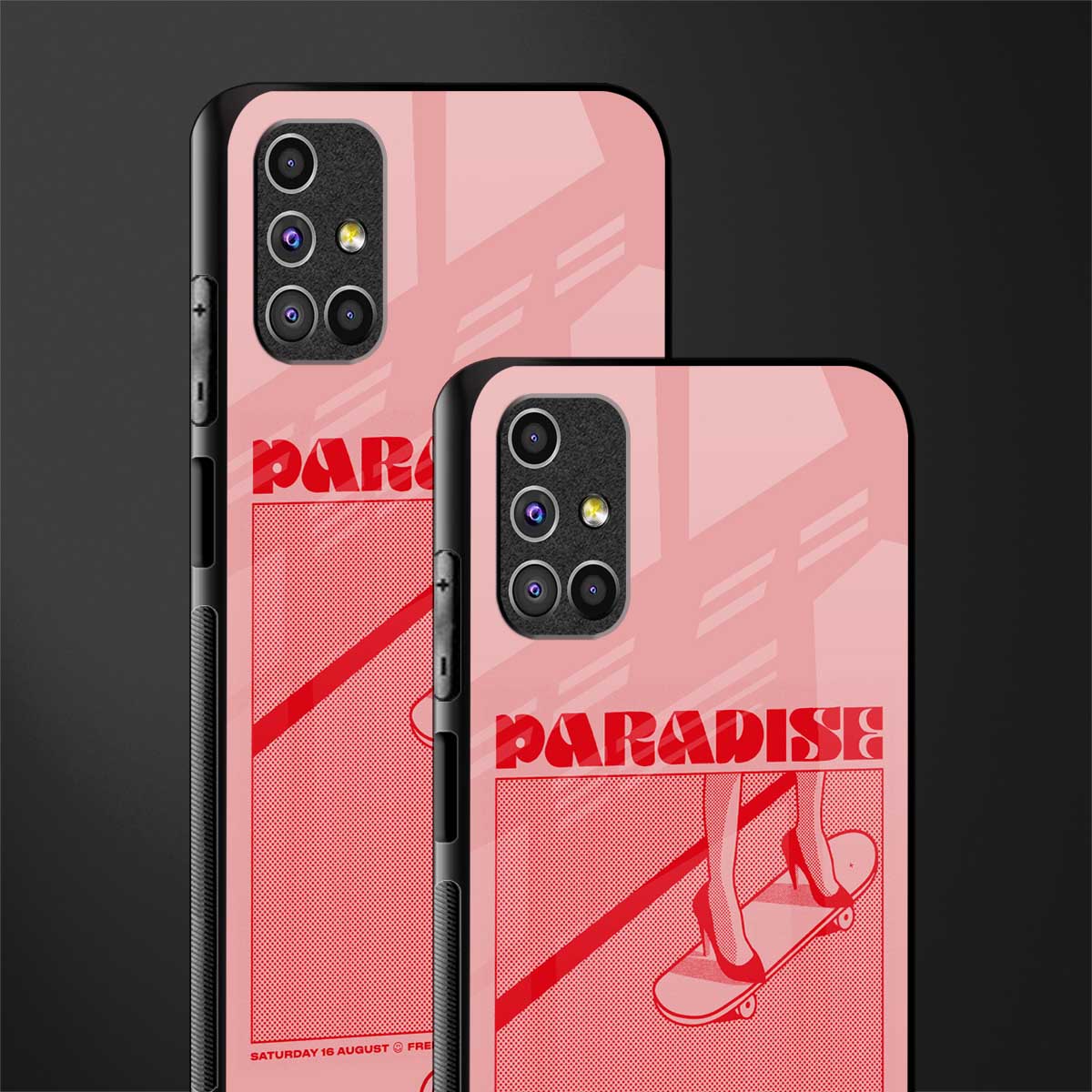 paradise glass case for samsung galaxy m51 image-2