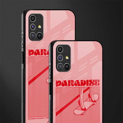 paradise glass case for samsung galaxy m51 image-2