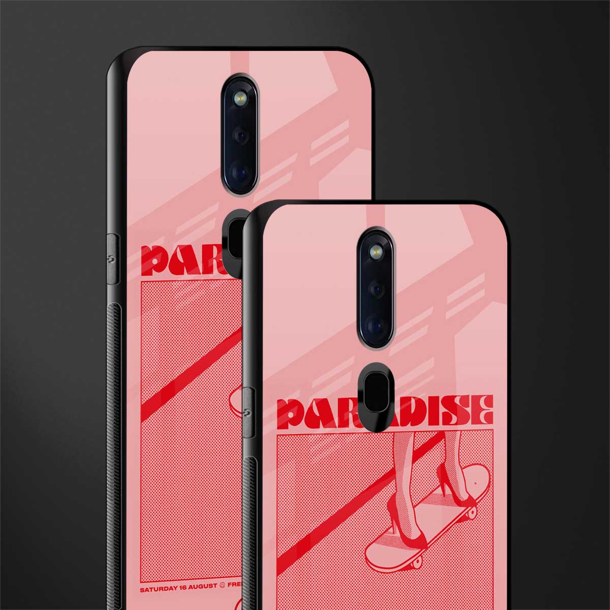 paradise glass case for oppo f11 pro image-2