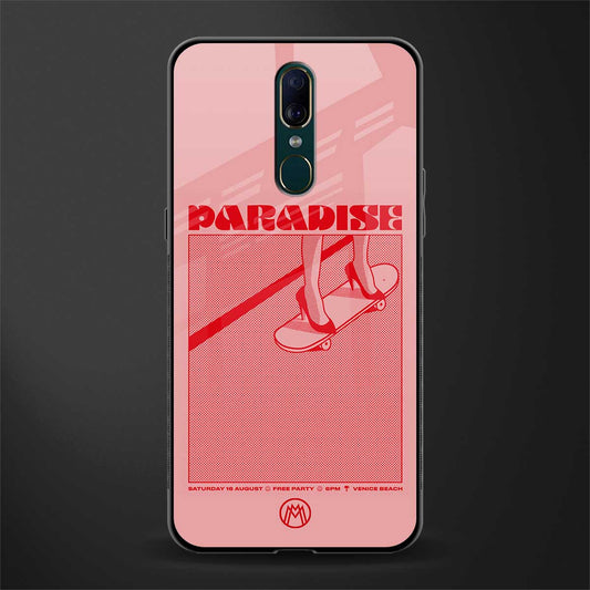 paradise glass case for oppo a9 image