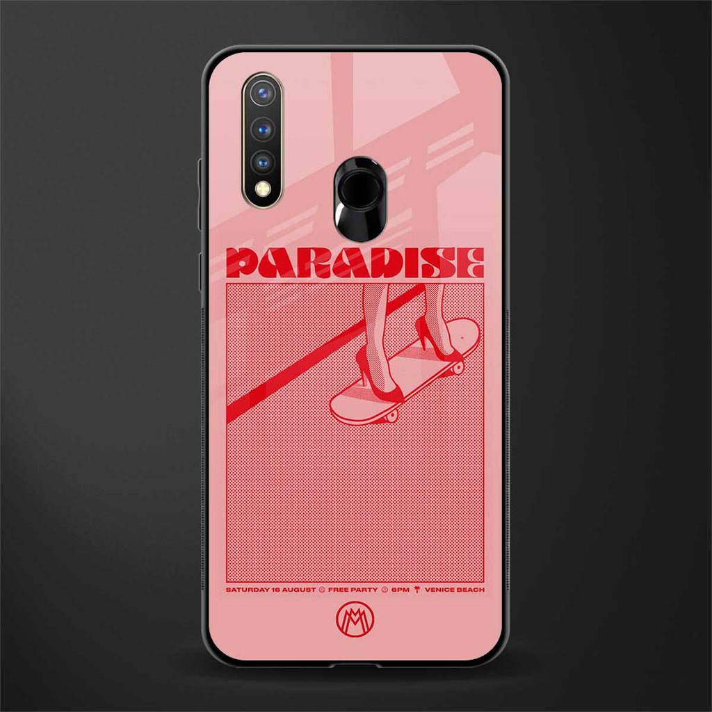 paradise glass case for vivo u20 image