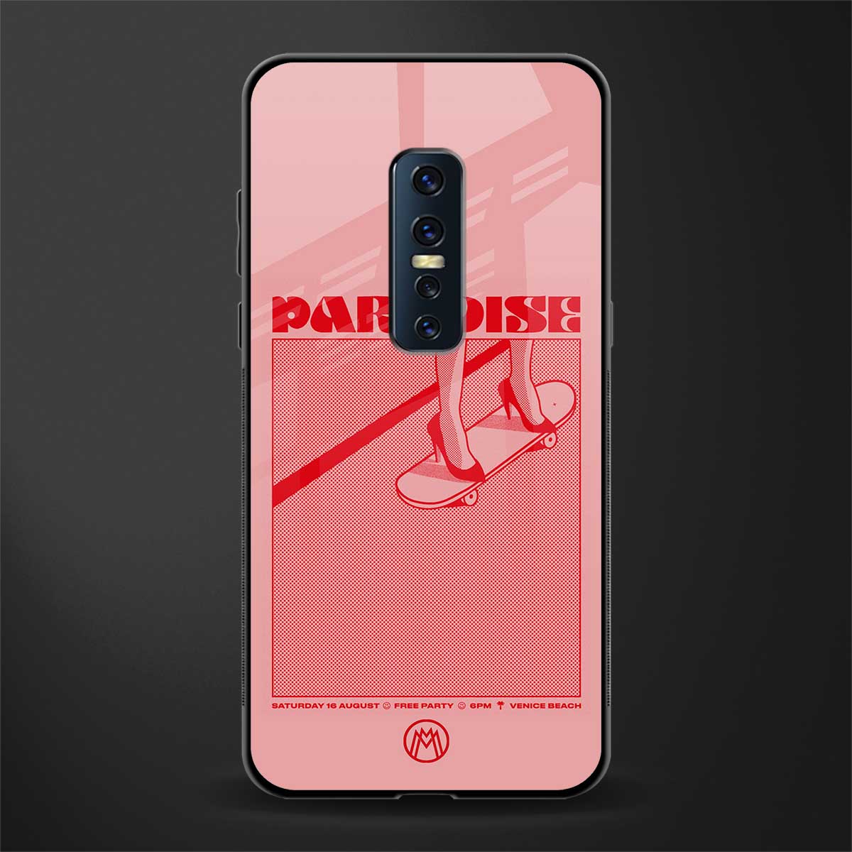 paradise glass case for vivo v17 pro image