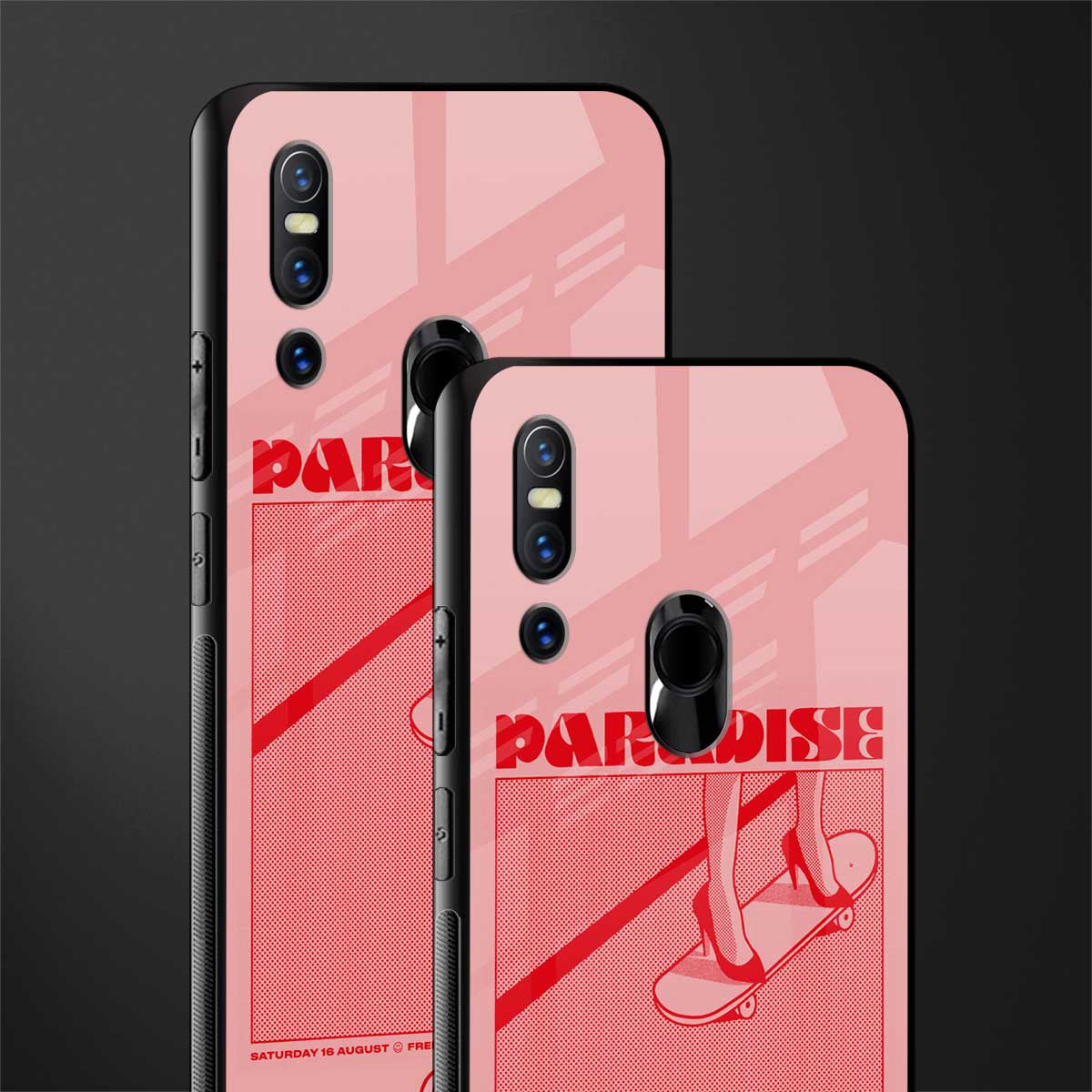 paradise glass case for vivo v15 image-2