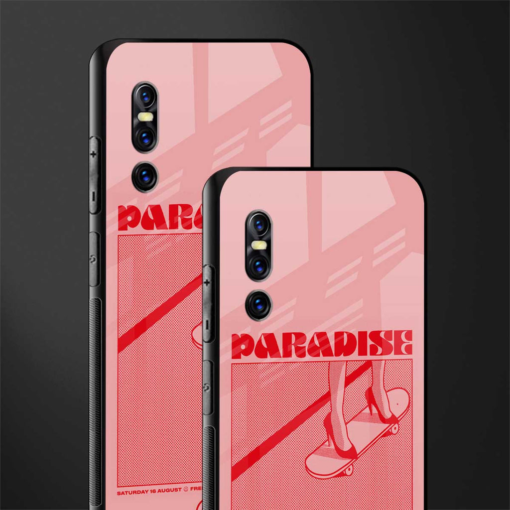 paradise glass case for vivo v15 pro image-2