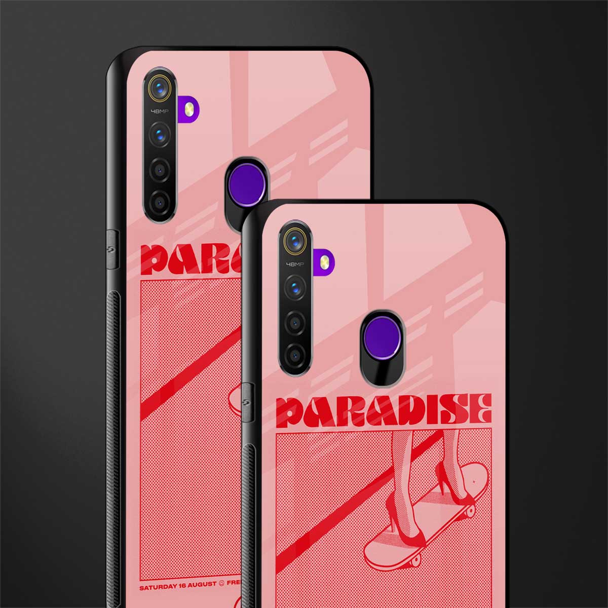 paradise glass case for realme 5 pro image-2
