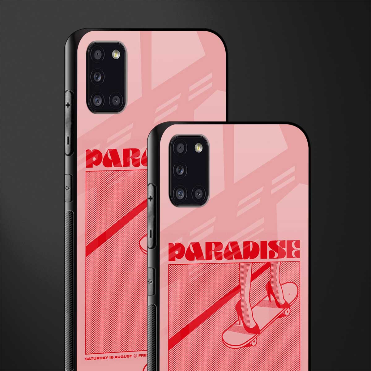 paradise glass case for samsung galaxy a31 image-2