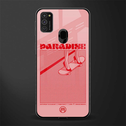 paradise glass case for samsung galaxy m30s image