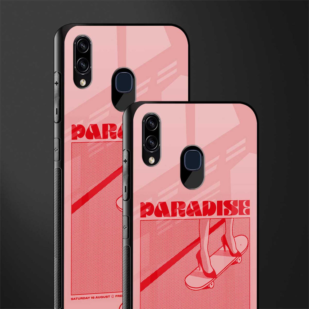 paradise glass case for samsung galaxy a20 image-2
