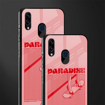 paradise glass case for samsung galaxy a30 image-2