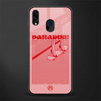 paradise glass case for samsung galaxy a20 image