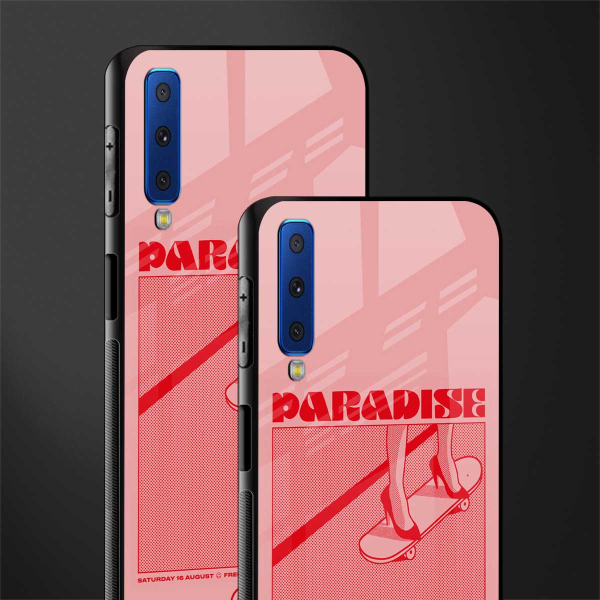 paradise glass case for samsung galaxy a7 2018 image-2