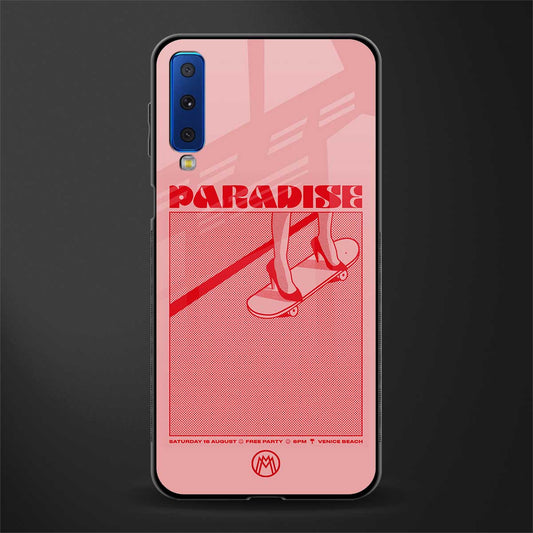 paradise glass case for samsung galaxy a7 2018 image