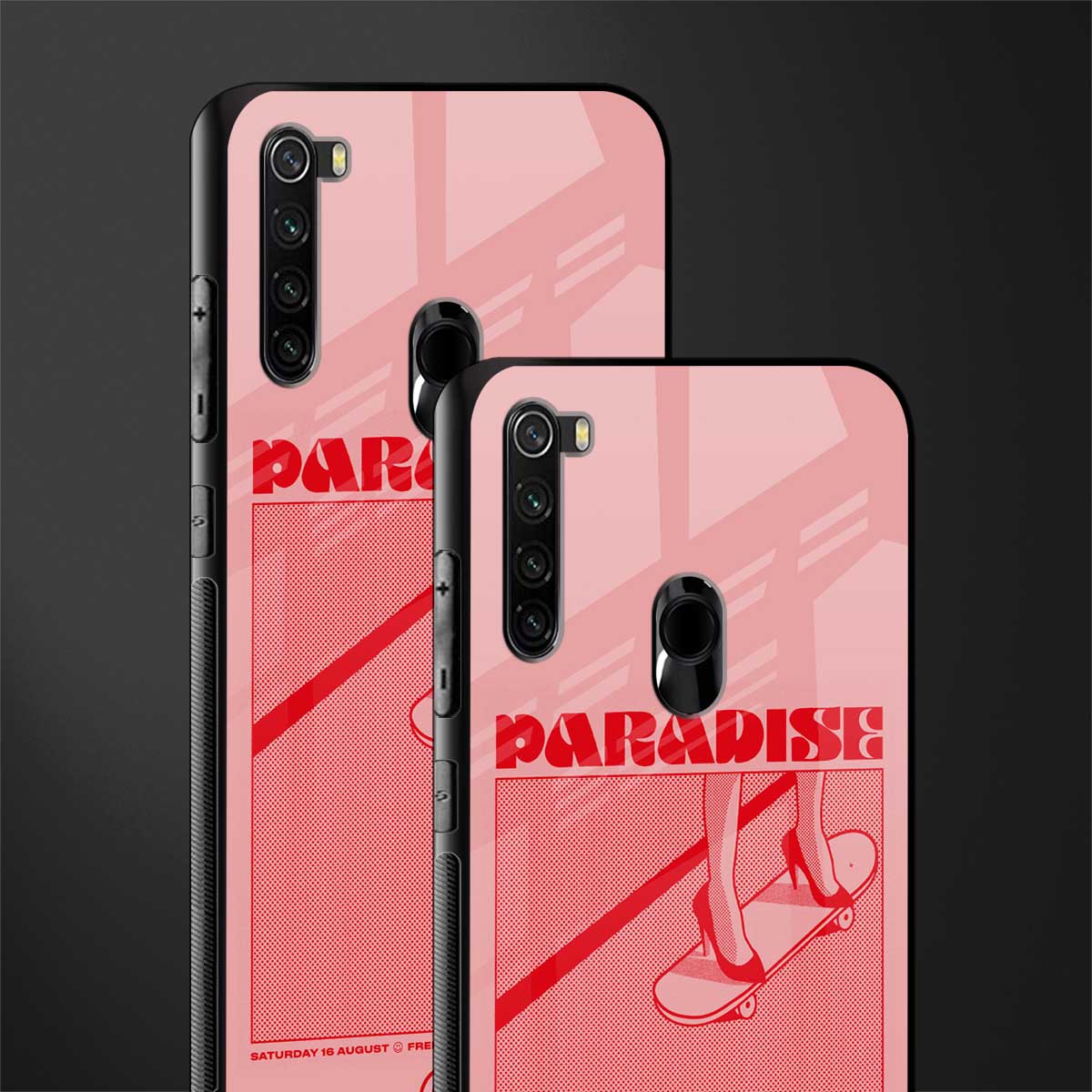 paradise glass case for redmi note 8 image-2