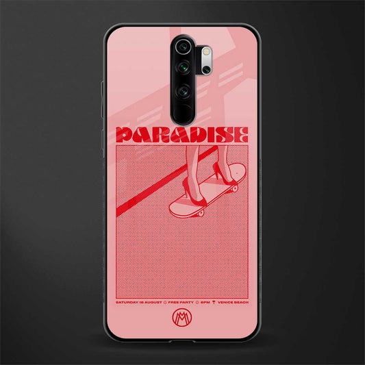 paradise glass case for redmi note 8 pro image