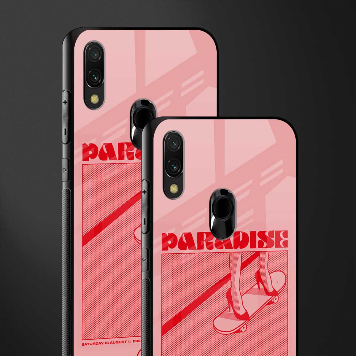 paradise glass case for redmi y3 image-2