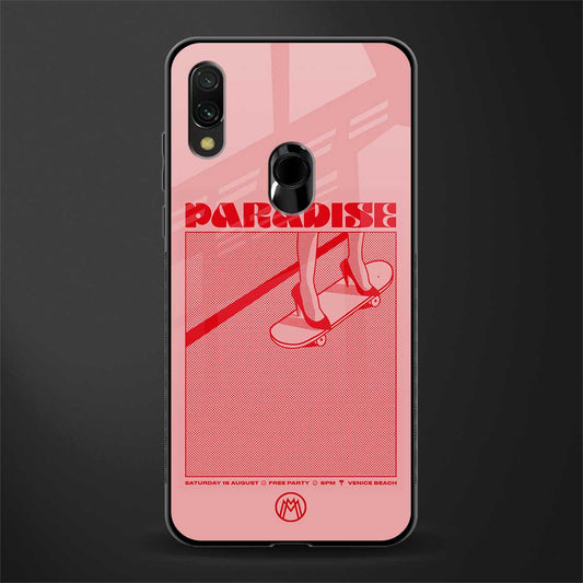 paradise glass case for redmi y3 image