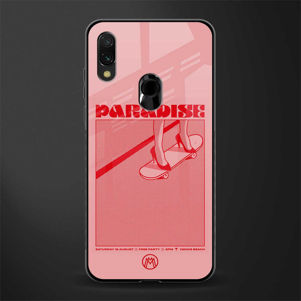 paradise glass case for redmi note 7s image