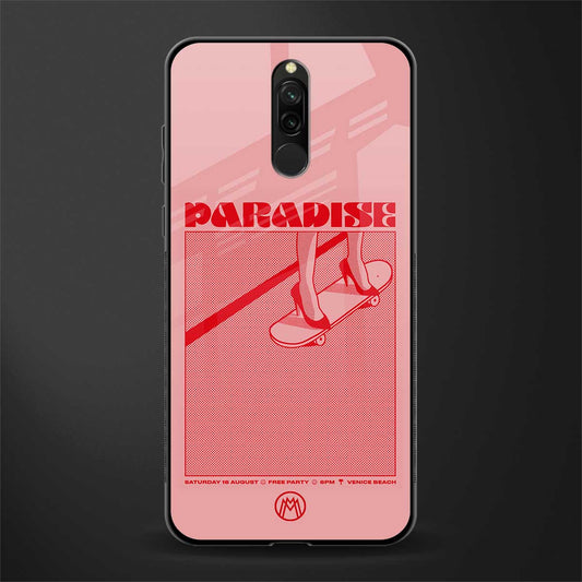 paradise glass case for redmi 8 image
