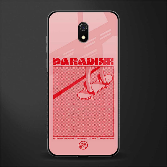 paradise glass case for redmi 8a image