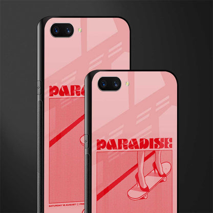 paradise glass case for oppo a3s image-2