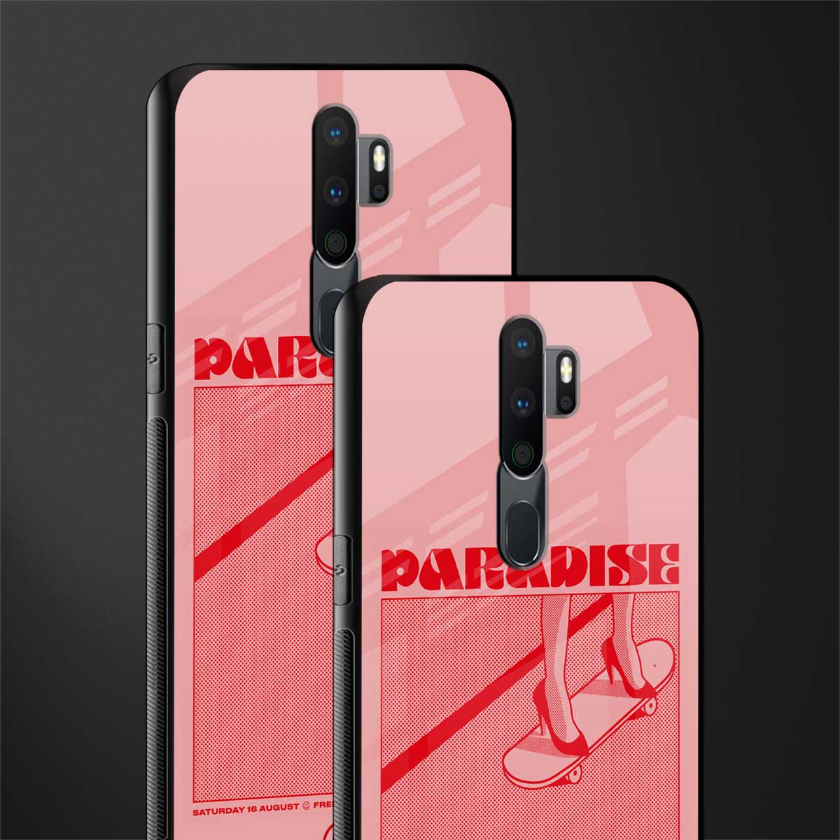 paradise glass case for oppo a9 2020 image-2