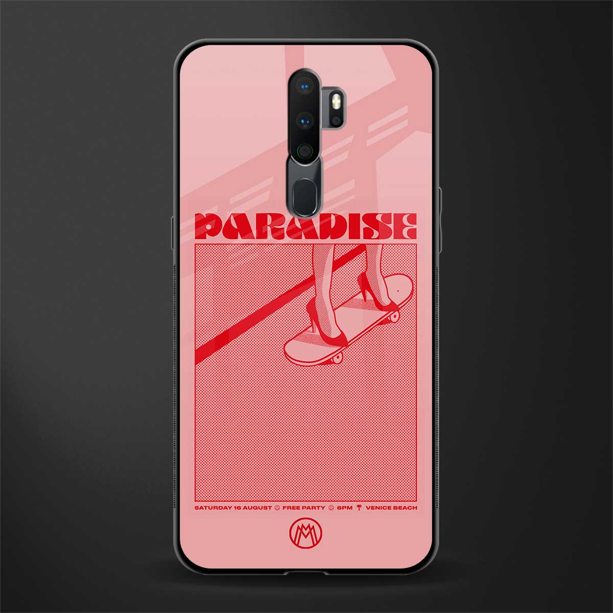 paradise glass case for oppo a5 2020 image
