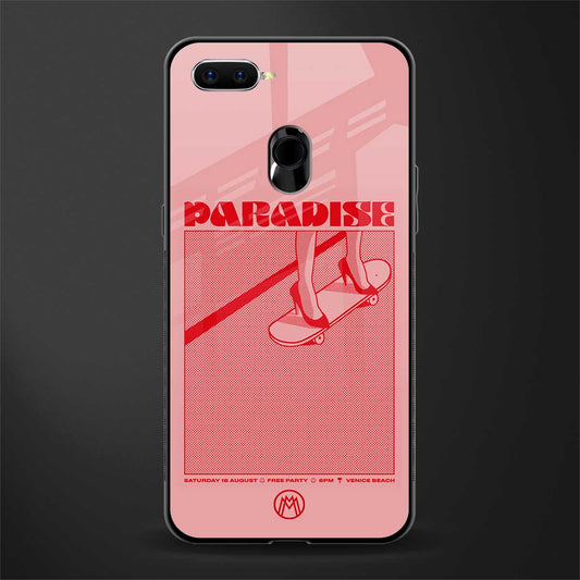 paradise glass case for oppo a12 image