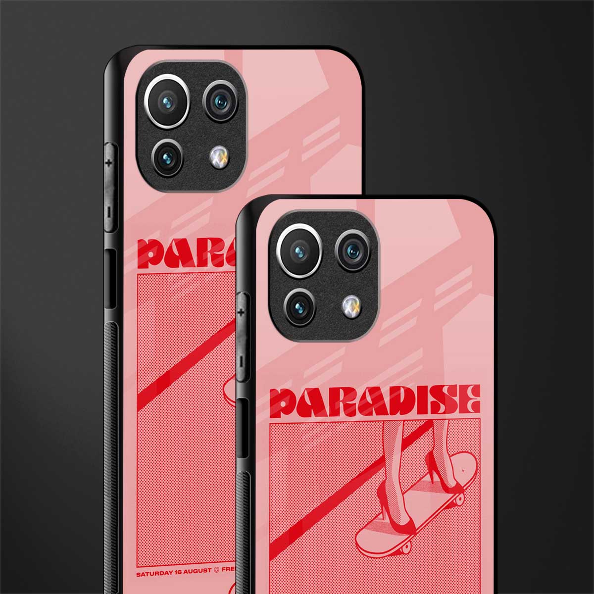 paradise glass case for mi 11 lite image-2