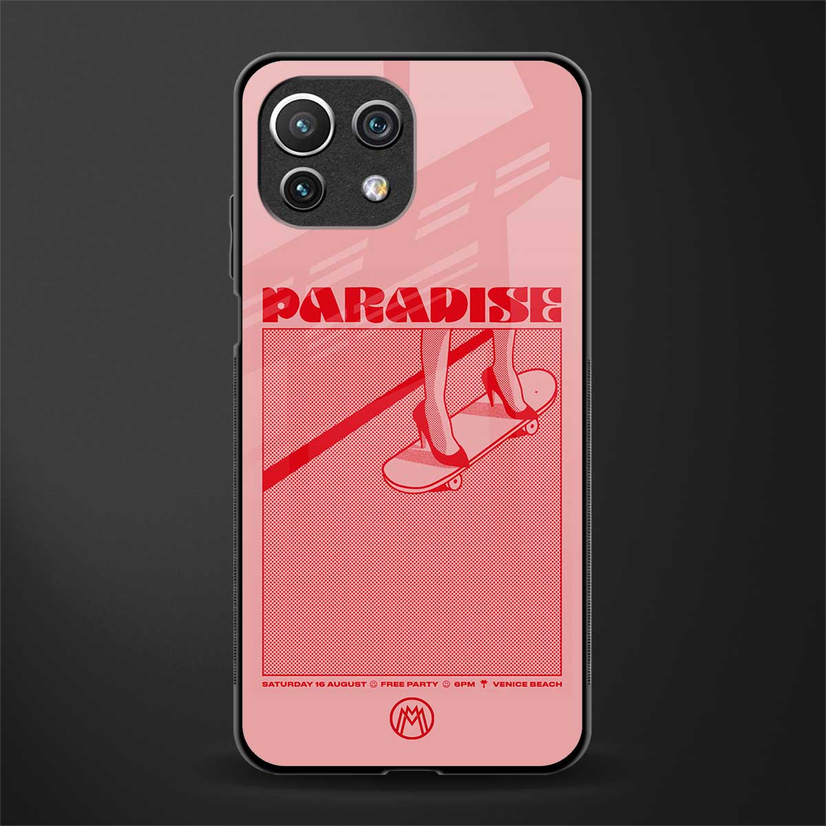 paradise glass case for mi 11 lite image