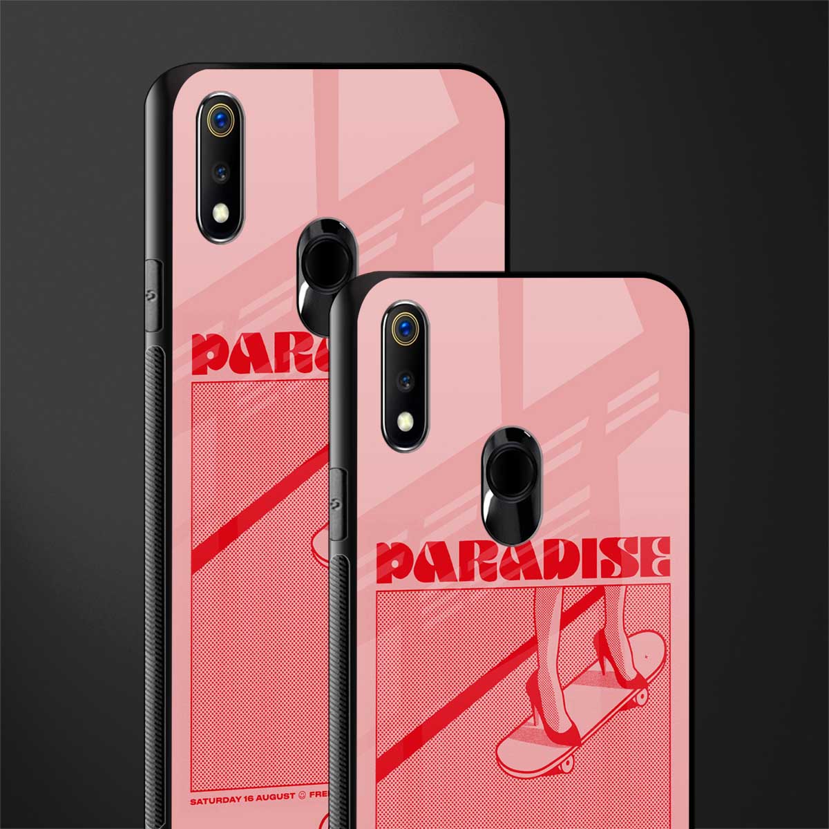 paradise glass case for realme 3 image-2