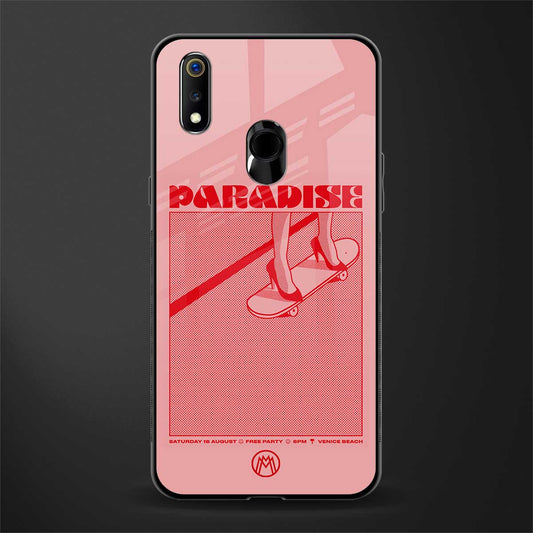 paradise glass case for realme 3 image