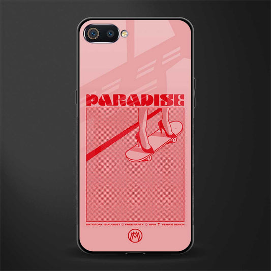 paradise glass case for oppo a1k image
