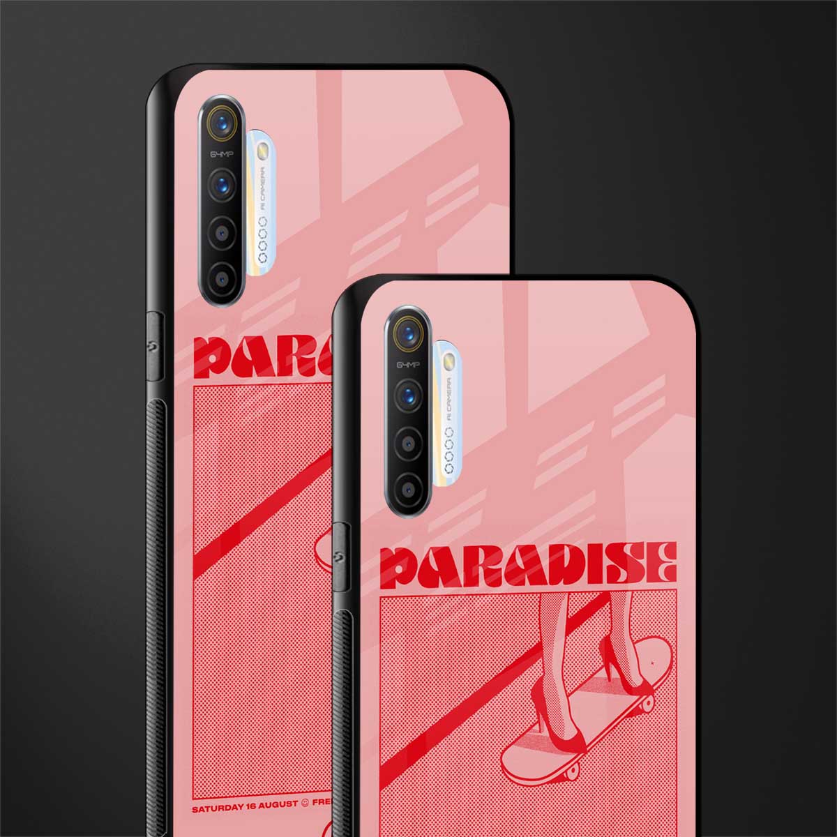 paradise glass case for realme x2 image-2