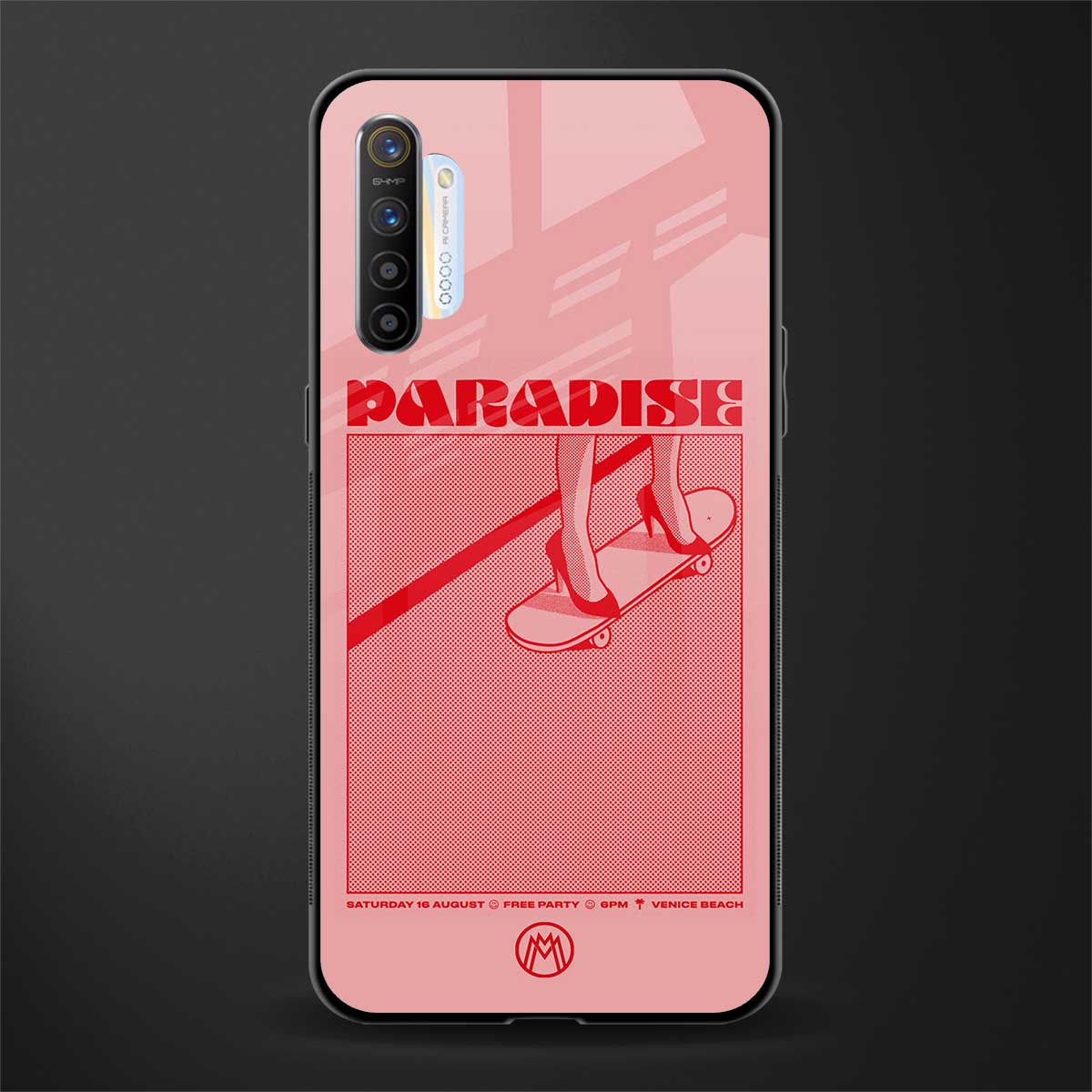 paradise glass case for realme xt image